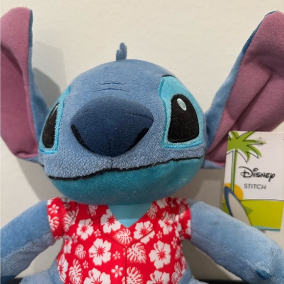 Disney Stitch Plush with Red Hawaiian Shirt - Picture 2 of 7